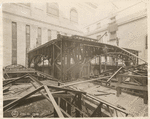 Interior work : construction of room 83 (now room 80)