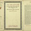 Judaism in the first centuries of the Christian era : the age of the Tannaim. (Vol. 1)