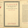 Judaism in the first centuries of the Christian era : the age of the Tannaim. (Vol. 1)