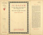 Judaism in the first centuries of the Christian era : the age of the Tannaim. (Vol. 1)