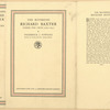 The Reverend Richard Baxter; under the cross (1662-1691).