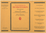 Illustriertes musik-lexikon, hrsg. von Hermann Abert.