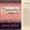 Dostoevsky, by Janko Lavrin