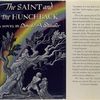 The Saint and the Hunchback, by Donald A. Stauffer.