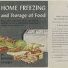 Home Freezing and Storage of Food, by Boyden Sparkes.