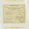 Trade cards depicting flowers and the Long Island Railroad summer schedule for 1880 depicting ships, beaches, Block Island, Greenport, Long Beach, Newport and New Rockaway.