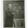 Portrait of Louis Agassiz. In this photo he is seen demonstrating his theory of jelly-fish, corals and starfish.