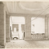 Interior work : construction of the stairway at the north end of the third floor