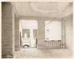 Interior work : construction of the stairway at the north end of the third floor
