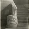 Interior work : decoration of a stairway in Astor Hall