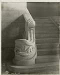 Interior work : decoration of a stairway in Astor Hall