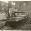 Rubbing machine in a marble yard in Long Island City