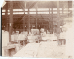 Yard at Port Morris, showing marble ready for library