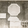 Plaster model of a decorative panel