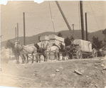 Taking marble from quarry to railroad