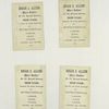 Trade cards depicting boys : dancing, playing musical instruments and wearing adult clothing.