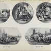 Preparing for the ride (no. 269); The Battle of the Nile (no.44); The swing (no. 286); Peace (after Wouvermann)(no. 311); War (after Wouvermann)((no. 310).