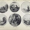 Transplanting rice (no. 170); Lady, boy and mandoline (no. 253); The Ning Po River (no. 171); The Chin-Chew River (no. 172); The poultry woman (no. 268); Harbour of Hong Kong (169)