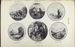 Transplanting rice (no. 170); Lady, boy and mandoline (no. 253); The Ning Po River (no. 171); The Chin-Chew River (no. 172); The poultry woman (no. 268); Harbour of Hong Kong (169)