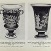 Vase, decorated with exotic birds and branches and border of vines. H. 4-1/2 in. ; Vase, decorated with trees and Chinese figures. H. 6 in. (Collection of T.G. Cannon, Esq.)