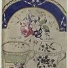 Page from old Patten Book. Numbers 4058, 4059, and 4060. Later designs showing the exuberance of colours and the lavish design employed