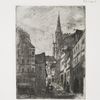 La rue Malpalue à Rouen