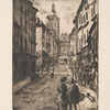 Rue du Gros-Horloge, à Rouen.