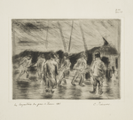 Les ouvriers du port, à Rouen.
