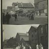 Street life of Russian-Polish settlement in Chicago