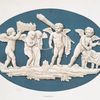 The marriage of Cupid and Psyche. (Tablet or plaque, 12x17 in.)