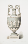A vase in grey-blue jasper, with reliefs of the muses, &c. (Height, 14 in., probable date 1782)