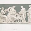 Plaque or tablet - an offering of sacrifice to Flora. Jasper. 7x16-3/4 in.