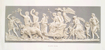Plaque - the triumph of Bacchus and Ariadne. Jasper. 7-3/8 x 19-3/8 in., probable date, 1783.)