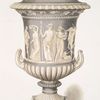 Large Borghese vase. Jasper. Height, 19-1/2 in. Probable date, 1790.