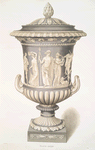 Large Borghese vase. Jasper. Height, 19-1/2 in. Probable date, 1790.