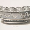 A large jardiniére or monteith, Jasper. (Measures, from handle to handle, 13 inches; 5 inches high. Probable date, 1782.)
