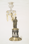 Candelabra, In bronze and ormolu. Height, 14-1/2 in.