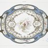 Plateau. Au shiffre de Mme Du Barry. Peinture d'Asselin. (Collection de M.Ch. Stein)