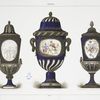 Vase à fond berclé d'or (South Kensington Museum); Vase a cartel (Collection de M. Wertheimer); Vase fond dit à oeil-de-perdrix (South Kensington Museum: Collection Jones).