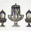 Vase a culot (Collection de Mme la duchesse d'Uzès); Vase a festons (Collection de Sir Richard Wallace); Vase a culot (Collection de M. Berthet).