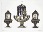Vase a culot (Collection de Mme la duchesse d'Uzès); Vase a festons (Collection de Sir Richard Wallace); Vase a culot (Collection de M. Berthet).