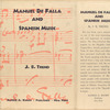 Manuel de Falla and Spanish music.