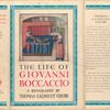 The life of Giovanni Boccaccio.