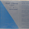 Hotel universe, a play.