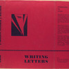 Writing letters.