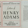 Letters of Henry Adams.