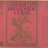 American broadside verse.