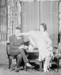 The Lunts in Caprice, 1928. (Alfred Lunt as Counselor Albert Von Echardt and Lynn Fontanne as Ilsa Von Ilsen).