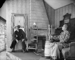 Franchot Tone as Curly McClain & Helen Westley as Aunt Eller Murphy.