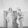 Constance Carpenter (Demoiselle Alisande La Carteloise) and unidentified actor in A Connecticut Yankee